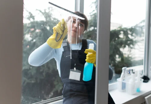 Nettoyage de vitres intérieures et extérieures à Amuré